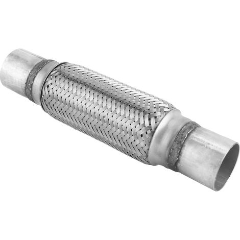 Tuyau tressé en acier inoxydable 51 x 300 mm, sortie d'air soudable, tube d'échappement universel (1/5)