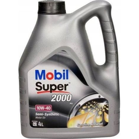 Aceite MOBIL SUPER 10W40 4L 2000X1 SL/CF/ 501.01 505.00/ 229.1