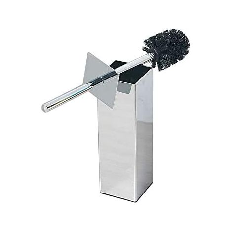 ZOLGINAH Support en acier inoxydable 304 pour brosse de toilettes - Pour salle de bain et hôtel (chromé) (1/5)