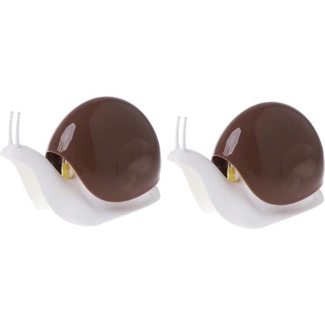 Bonito dispensador de jabón con forma de caracol para cocinas, baños, etc., 2 unidades (120 ml) (marrón) (1/5)