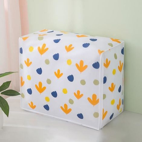 Sac De Rangement Couette - PEVA Imperméable - Pliable Anti-Déformation - Pour Dortoir Grenier Sous-Sol - L 60x48x30 cm (1/4)