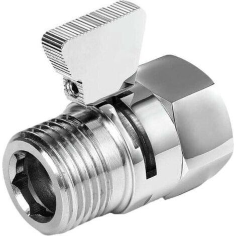 Robinet d'arrêt de douche, robinet d'arrêt de pommeau de douche avec interrupteur, robinet d'arrêt de pommeau de douche, robinet de pommeau de douche, pour pommes de douche, douchettes, bras de douche