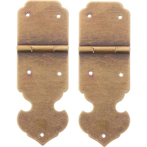 Charnières décoratives NUOBESTY pour meubles, ouverture et fermeture en douceur, lot de 2 (1/5)