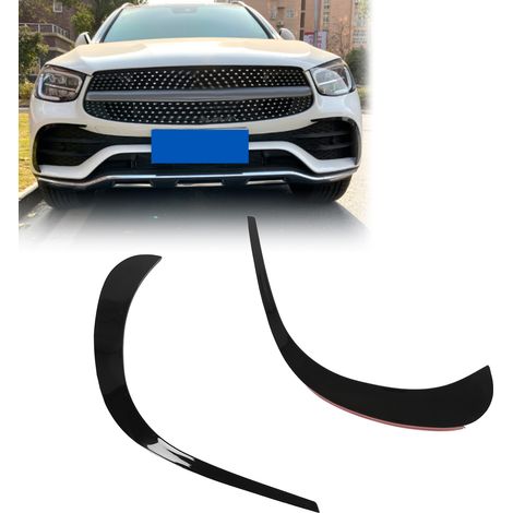 Mercedes-Benz GLC X253 AMG-Line 2020 Frontstoßstangen-Canards (ein Paar, links und rechts) in Schwarz glänzend (ZST-148) (1/5)
