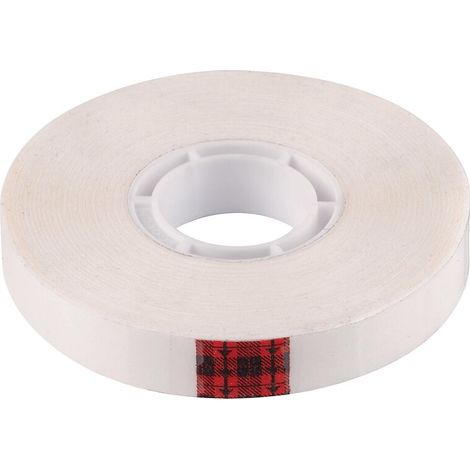 Adhésif double-face Scotch 904, largeur 12 mm, rouleau de 25 m - 3M