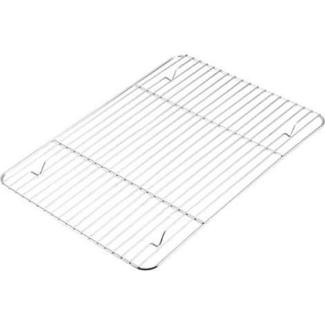Grille de cuisson et refroidissement en acier inoxydable – Lot de 4 supports polyvalents pour barbecue, rôtissage, séchage et grillades