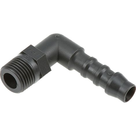 RS PRO Mâle Coude 1/8pouce, R 1/8" mâle, en Polyamide ( Prix pour Paquet de 5 ) (1/2)