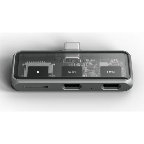 Satechi USB-C PD Mobile XR Hub & MicroSD Card Reader space grey (1/5)