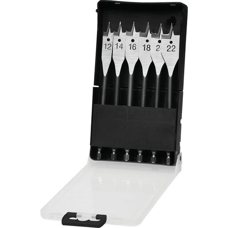 Schnellbohrer-Set 12-22 mm 6-teilig - Pro Set