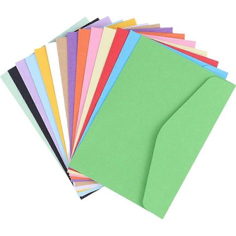 70 pochettes de rangement pour papier à lettres vierge simple, enveloppes d'écriture et enveloppes délicates pour cartes postales (11,5 x 8 cm) (1/3)