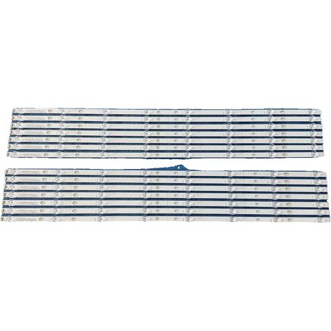 Tira de LED de 110 cm de longitud, de aluminio, regulable, compatible con determinados modelos de TV, flujo luminoso 60 (1/5)