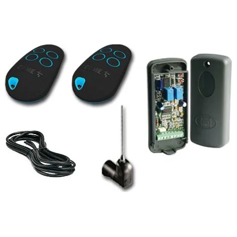 Came – Système radio complet 12-24V – Télécommande bicanal 433,92 MHz – Émetteur mural pour motorisations – 8K06RV001 (1/4)