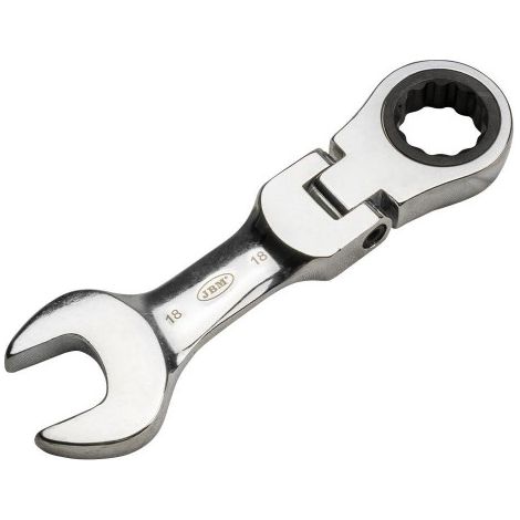 Llave de carraca articulada jbm combination 18 mm 72 dientes
