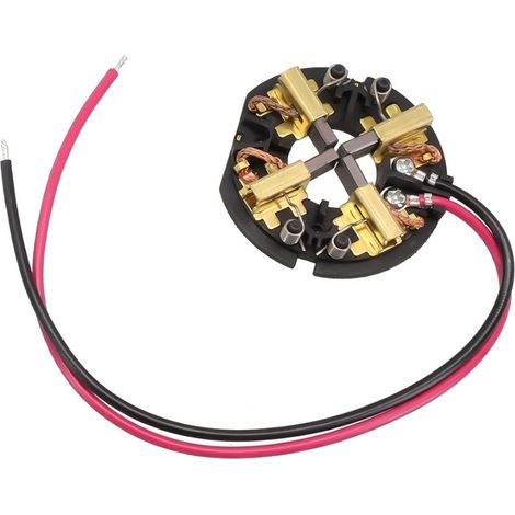 Trade-Shop Motorkohlen-Halter / Kohlebürsten-Halter inkl. 4 Kohlen für AEG/Milwaukee 18V Geräte Elektrowerkzeuge Akkuschrauber Bohrschrauber (1/5)