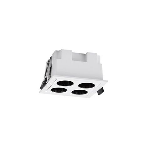 Mantra Foco para empotrar cuadrado LED 4L blanco BLAU, 75x75mm en corte de 70x70mm, 10W 750Lm 3000K (1/2)