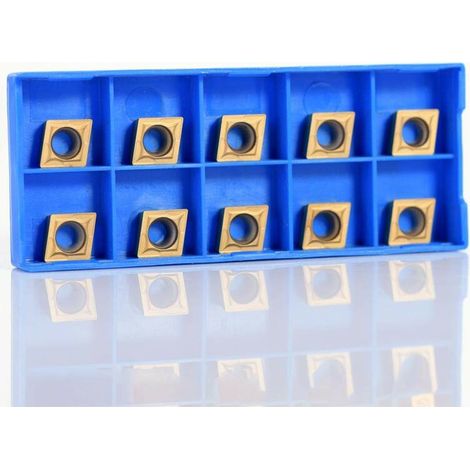 Inserto in metallo duro CCMT09t304 10 pezzi Frese CNC in metallo duro per utensili da tornio