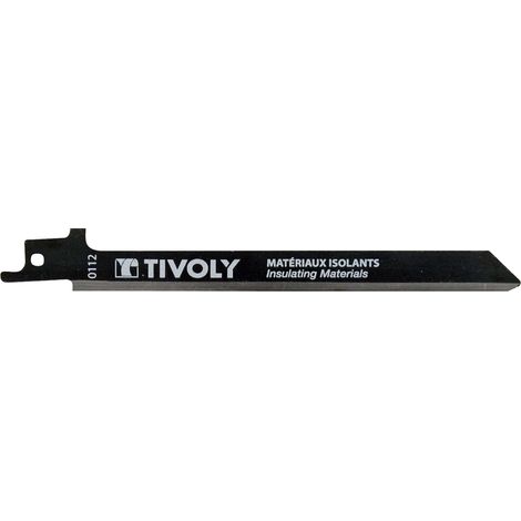 Tivoly • 2 Lames de Scie Sabre • Longue Durée de Vie • Coupe sans Effort • Attache Universelle • Pour Tous Types de Matériaux Isolants (1/2)