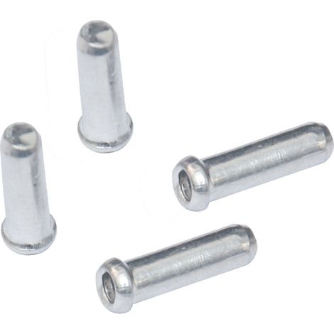 Terminali per cavo freno deragliatore Alligator LYIPA03-SL, colore argento, x4 (1/2)