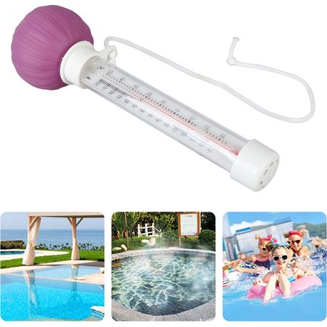 Schwimmendes Thermometer für Schwimmbad, Spa in Form von Comicfrüchten und -tieren, Planschbecken, Kinderbecken, zwiebelförmiges Wasserthermometer. (1/5)