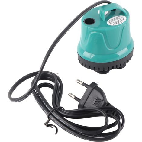 Pompe submersible de drainage d'eau avec filtre et aspiration par le fond, faible niveau sonore, pour aquarium EB-A300, 5 W, prise UE (1/5)