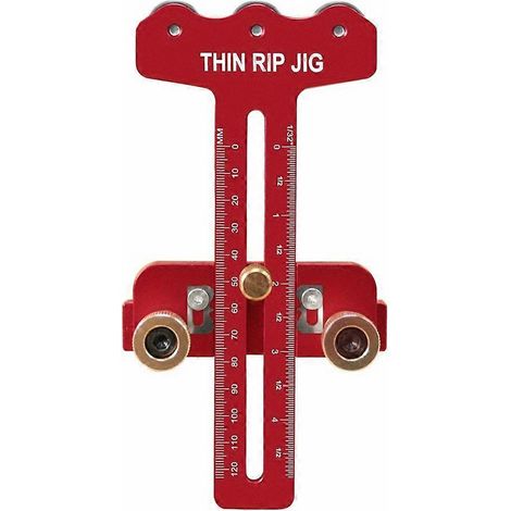 Accessoire de scie circulaire à trait de scie fin, accessoire à 3 rouleaux pour coupes répétitives en bandes étroites - JBMEDIA (1/4)