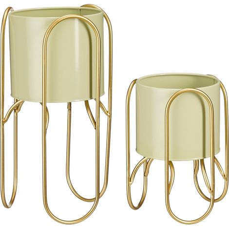 Mica Decorations Cache-pot d'intérieur Vert clair H45xl22.5xL22.5cm (1/5)