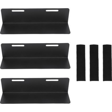 Organiseur de coffre voiture 3 pièces séparateurs antidérapants avec attaches auto-adhésives pour rangement organisé SUV et berlines (1/5)
