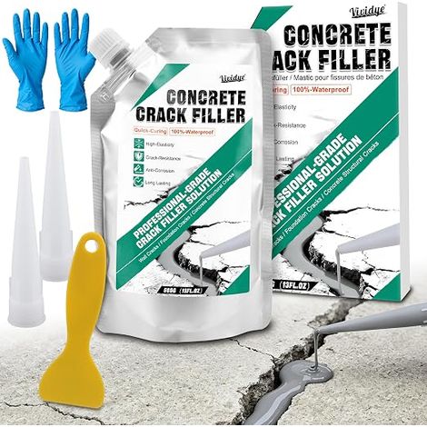 500g Self Leveling Concrete Asphalt Mortar Driveway Pavement Repair Sealant (1/5)