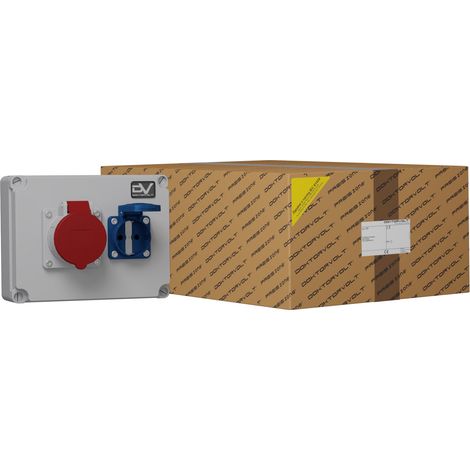 Tableau électrique de chantier WDD 1x16 A 1x230 V Schuko Mennekes Doktorvolt® DV-6688-D (1/4)
