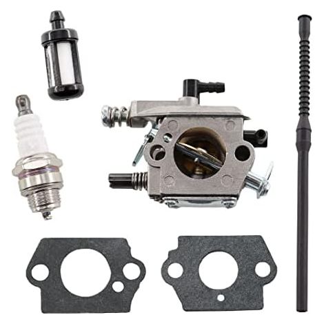 VURAHOME - Carburateur avec bougie dallumage Joint pour tronçonneuse chinoise 5200 4500 5800 52cc 45cc 58cc (1/5)
