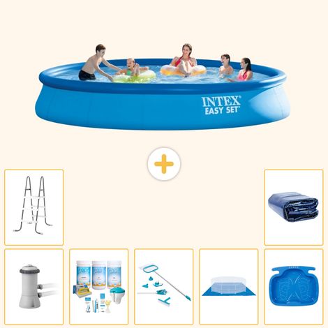 Intex Piscine Easy Set Ronde - 457x84 cm - 8-pièces  S20286 (1/4)