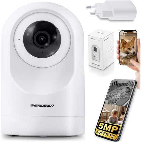 5MP WiFi PTZ IP Camera with Night Vision & Audio
