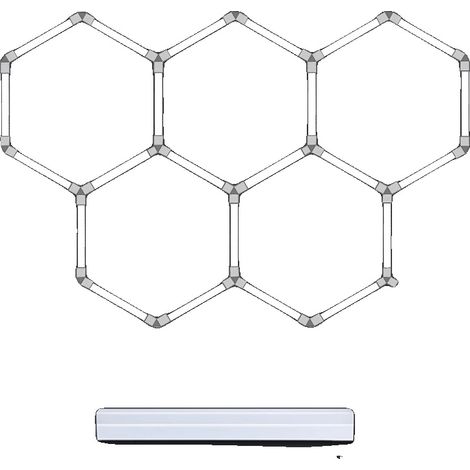 LED-Lampen, sechseckiges Design, 6500K kühles Weiß, 5-Loch-E, Anderes Loch kontaktiere mich-d (1/2)