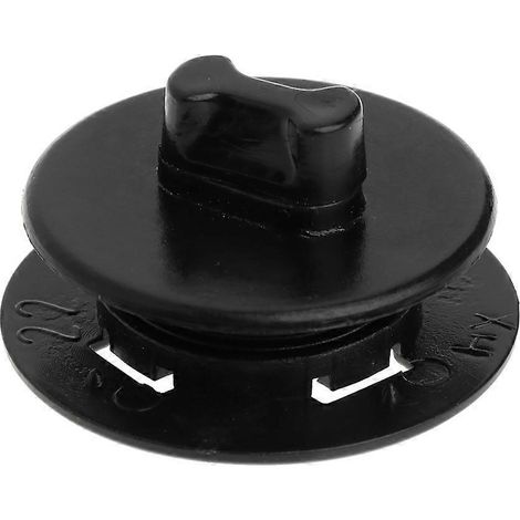 Clips de fixation pour tapis de voiture noirs haut de gamme, pinces et manchons de maintien au sol (1/4)
