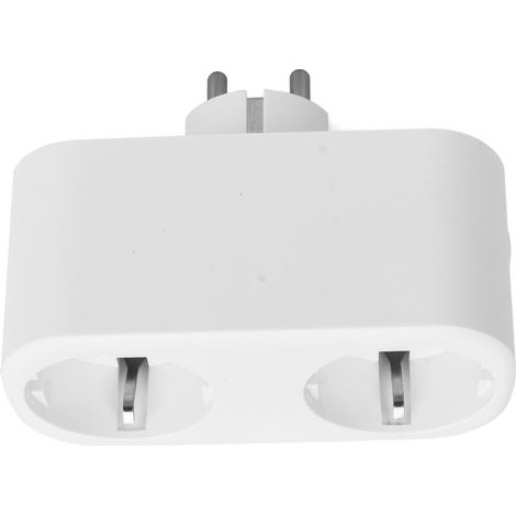 Prise connectée WiFi 2 en 1 à commande vocale, norme européenne 220-250 V 16 A max. (1/5)