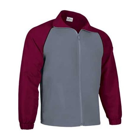 Chaqueta deportiva tipo chándal Match Point M Granate/Gris/Negro
