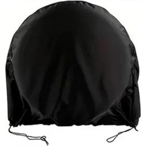 Cubierta imperméable en tissu Oxford pour ventilateur, ceinture de cordon, 420D 600D, protecteur de soplador à l'épreuve de la poussière, revêtement en PVC, résistant aux rayons UV, noir, 76 x 76 x 22 (1/5)