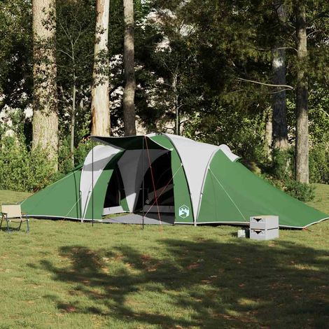 vidaXL Tente familiale à dôme 6 personnes vert imperméable (1/5)