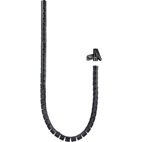 Organisateur de câbles flexible 25mm 2m Noir Nanocable 10.36.0002-bk (1/2)