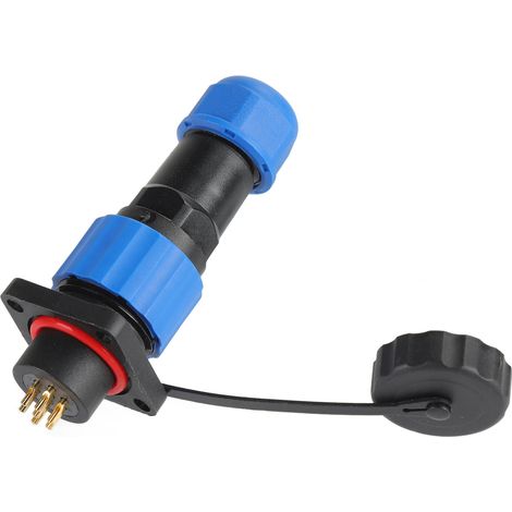 Connecteur d'alimentation carré étanche IP68 pour l'aviation, adaptateur de terminal industriel SP167 broches (250 V 5 A) (1/5)