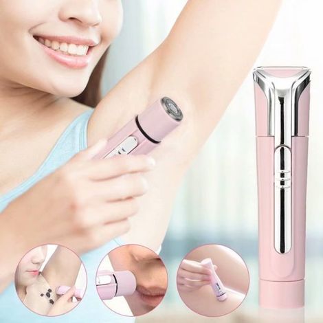 Mini épilateur électrique portable pour le visage, tondeuse et outils de beauté pour femmes.