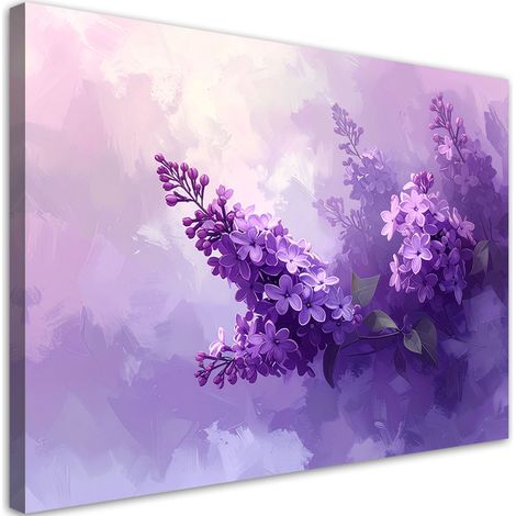 Tableaux, Fleurs délicates de lilas violet,30x20 (1/4)