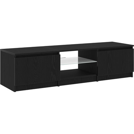 Meuble TV,Banc TV,Armoire TV Noir 140 x 38.5 x 36 cm Bois d'ingénierie CFW900227 (1/5)