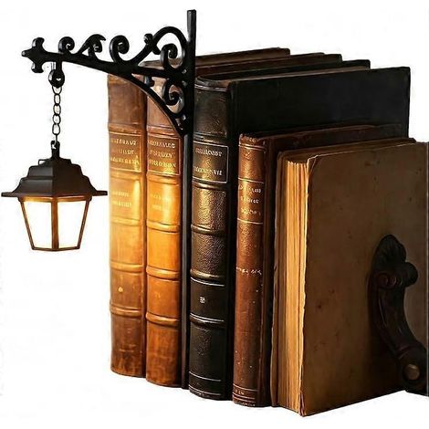 Éclairage LED pour étagère lampe décorative pour bibliothèque en bois veilleuse pour coin lecture luminaire de bureau vintage (1/5)