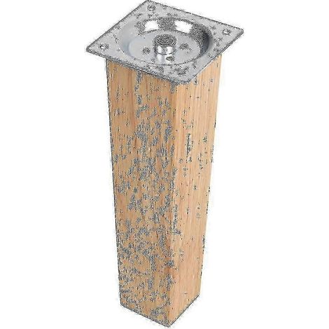 Pieds carrés en chêne de 420 cm, adaptés aux ensembles de meubles en bois. (1/5)