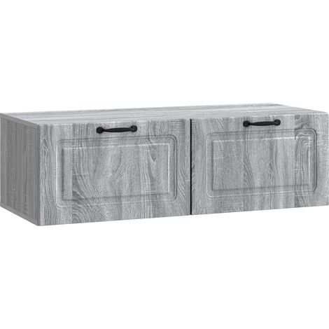 Maison Exclusive - Mobile Porta TV da Muro Grigio Sonoma 98 x 41 x 30 cm (1/5)
