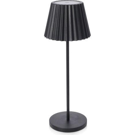 Lampada da Tavolo Artika in metallo con LED, luce calda, da 36 cm -Nero (1/5)