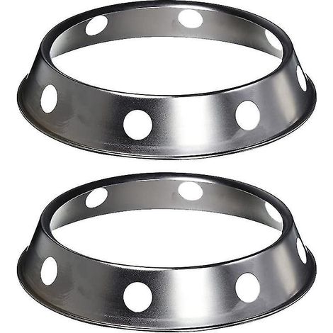 anneaux pour wok en acier inoxydable, fond rond métallique, taille universelle 10,43 x 11,8 pouces. (1/4)