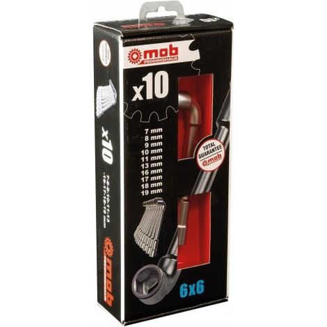 JEU 6 CLES A PIPE 6X6 EN COFFRET MOB - 9015000501