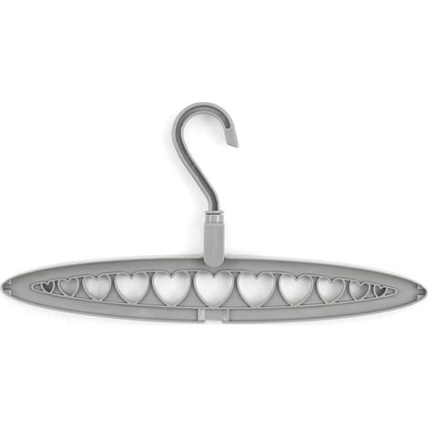 Portant à vêtements sur pied compact, étagère de rangement domestique, support vêtements et organisation, couleur gris 33×17 cm (1/5)